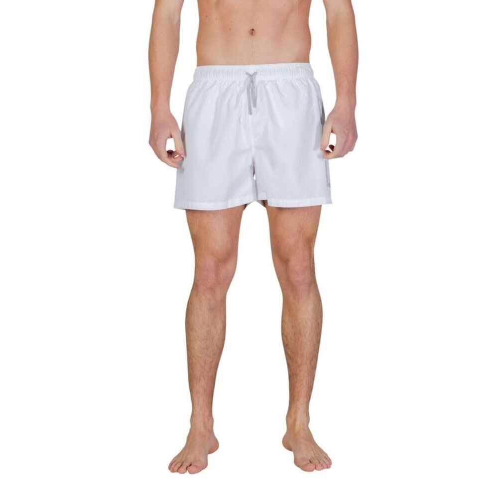 EA7 Emporio Armani Bicolor Polyester Swim Men's Shorts